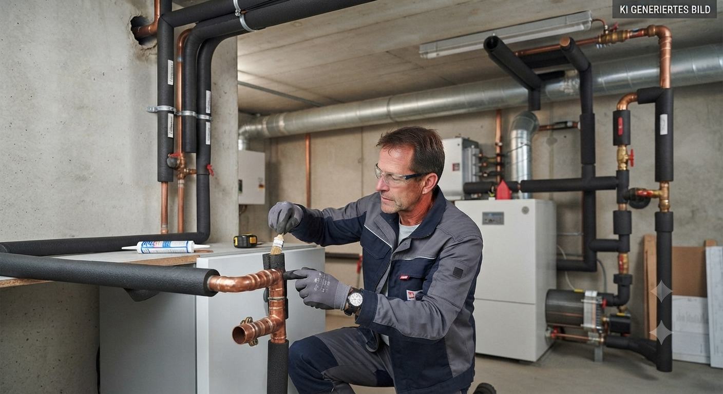 Rohre isolieren mit Armaflex & Eurobatex